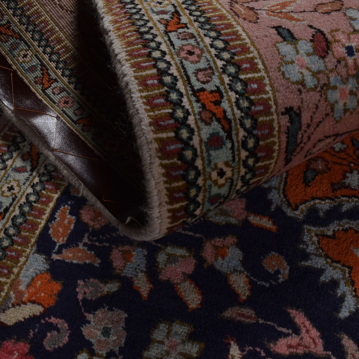 Tapis persan - Classique - 307 x 205 cm - bleu foncé