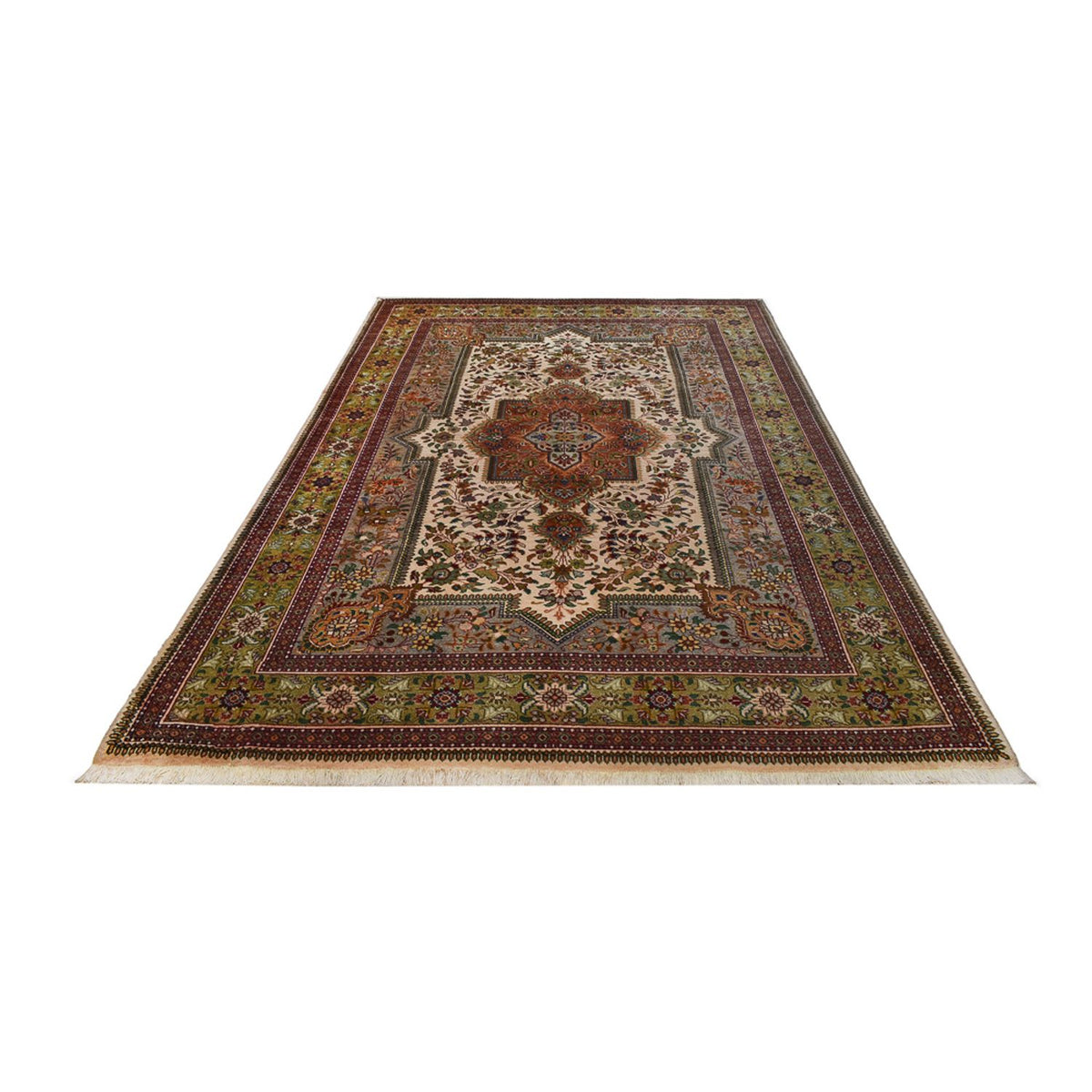 Tapis persan - Tabriz - 300 x 205 cm - sable