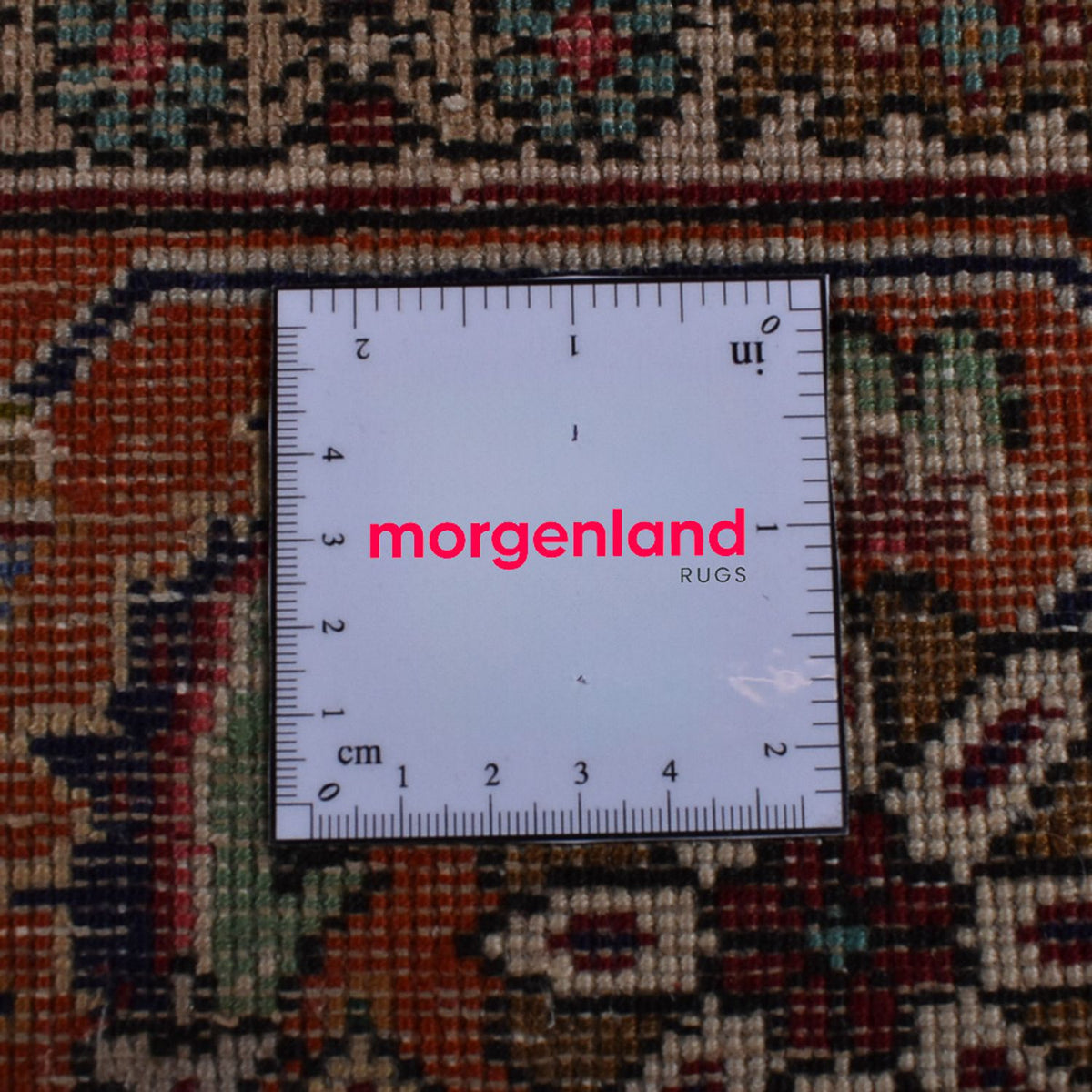 Tapis persan - Tabriz - 289 x 198 cm - bleu foncé