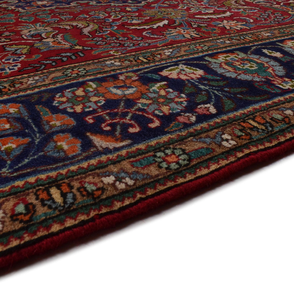 Tapis persan - Tabriz - 290 x 203 cm - rouge bordeaux