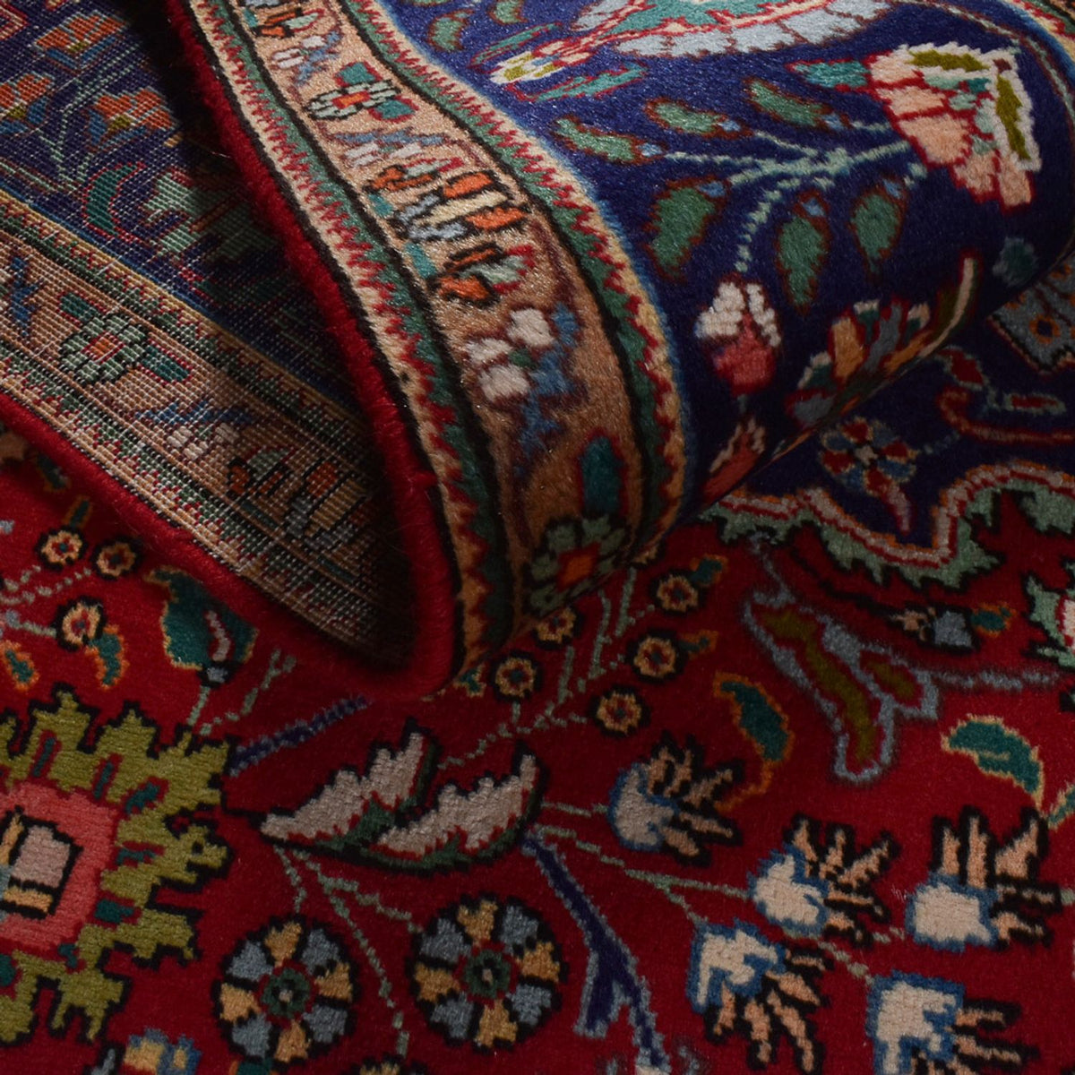 Tapis persan - Tabriz - 290 x 203 cm - rouge bordeaux