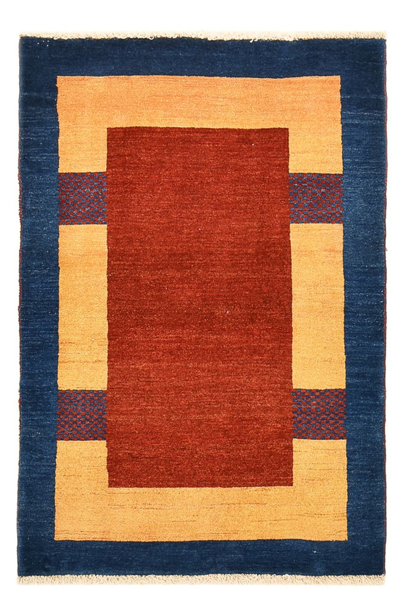 Tapis Gabbeh - Loribaft Persan - 146 x 101 cm - multicolore