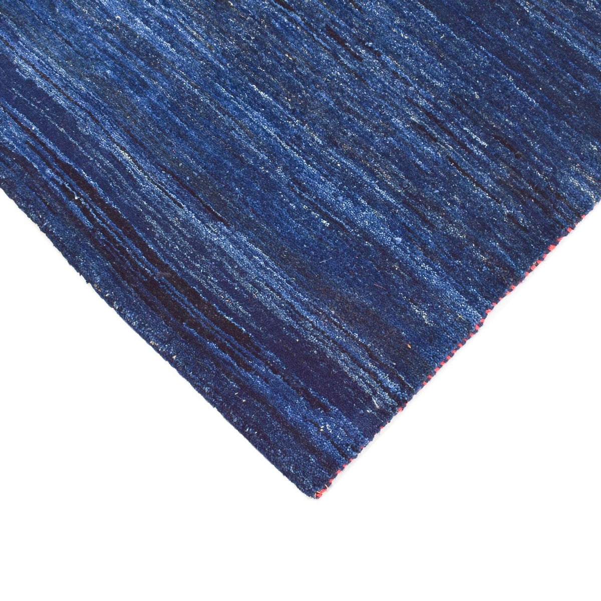 Tapis Gabbeh - Loribaft Persan - 143 x 119 cm - bleu foncé