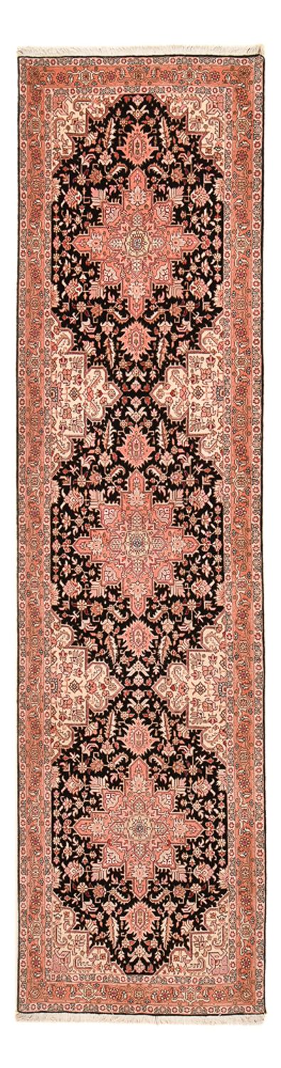 Tapis de couloir Tapis persan - Tabriz - Royal - 352 x 90 cm - rouge clair