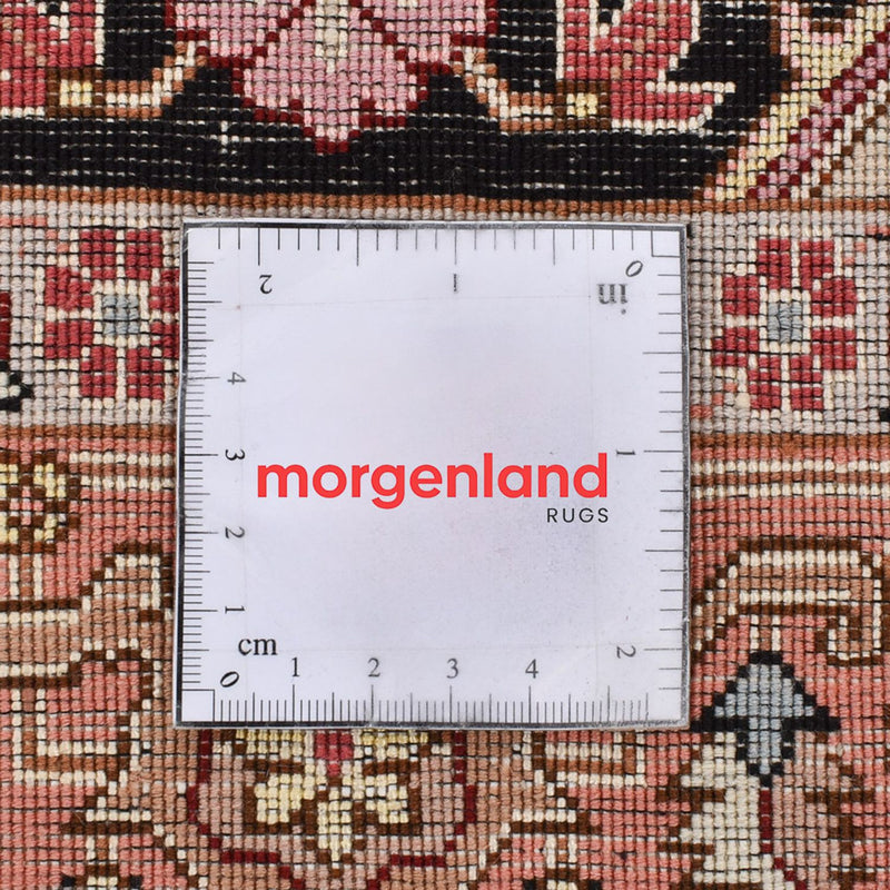 Tapis de couloir Tapis persan - Tabriz - Royal - 352 x 90 cm - rouge clair