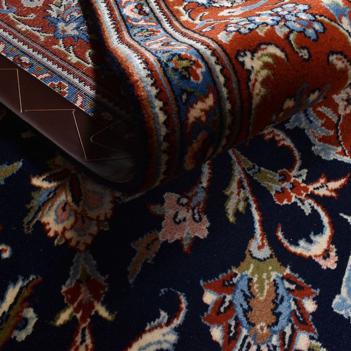 Tapis persan - Classique - 265 x 201 cm - bleu foncé