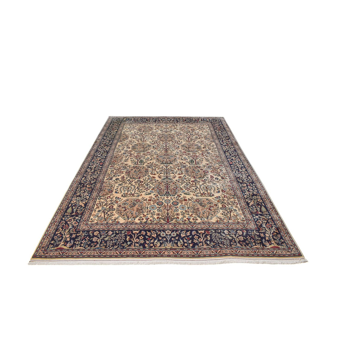 Tapis persan - Keshan - 355 x 245 cm - sable