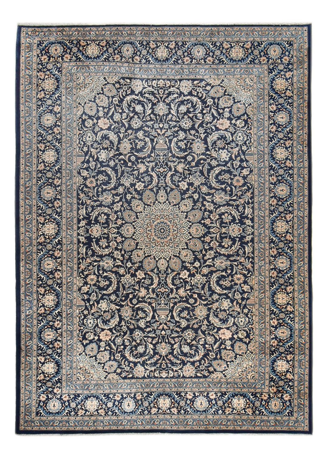 Tapis persan - Classique - 346 x 248 cm - bleu foncé