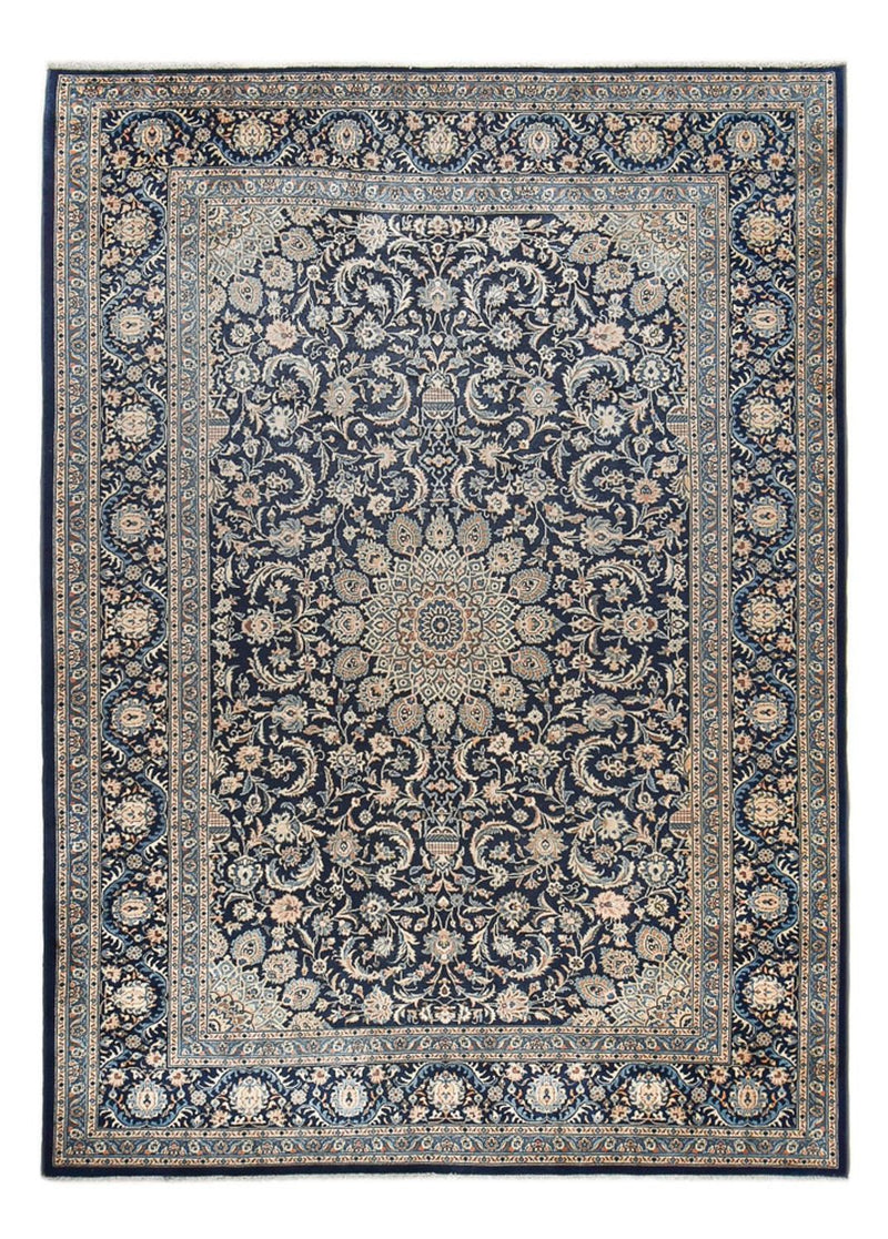 Tapis persan - Classique - 346 x 248 cm - bleu foncé