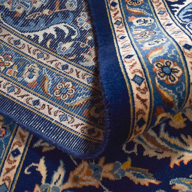Tapis persan - Classique - 346 x 248 cm - bleu foncé