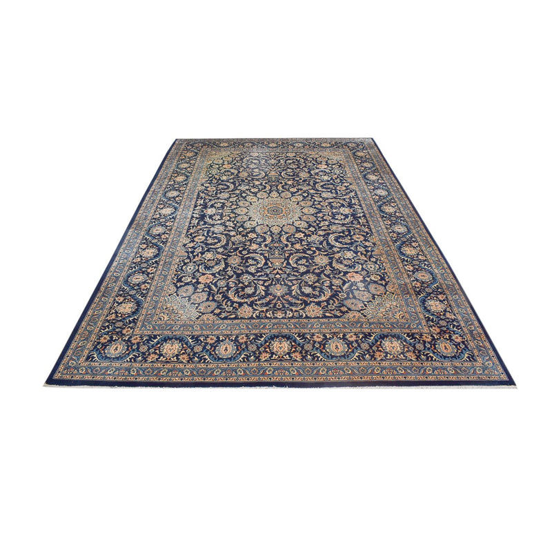 Tapis persan - Classique - 346 x 248 cm - bleu foncé