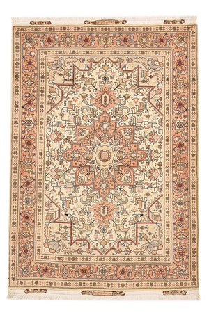 Tapis persan - Tabriz - Royal - 151 x 106 cm - beige clair