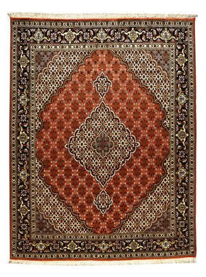 Tapis persan - Tabriz - Royal - 194 x 153 cm - rouge