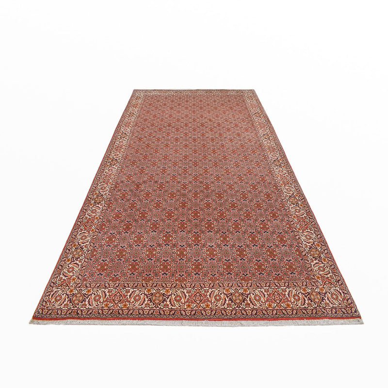 Tapis de couloir Tapis persan - Bidjar - 398 x 200 cm - rouille