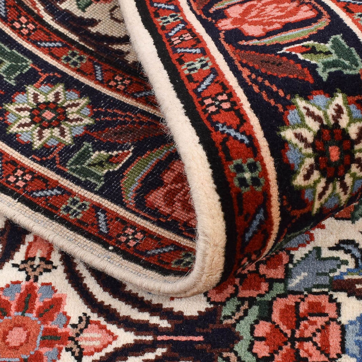 Tapis de couloir Tapis persan - Bidjar - 314 x 70 cm - beige