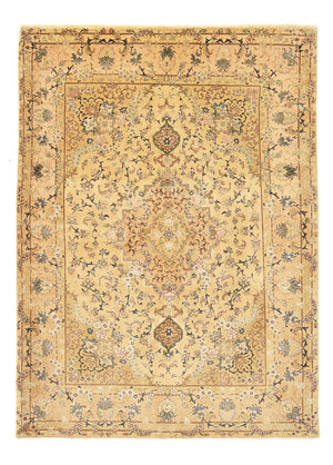 Tapis persan - Tabriz - Royal - 198 x 148 cm - caramel