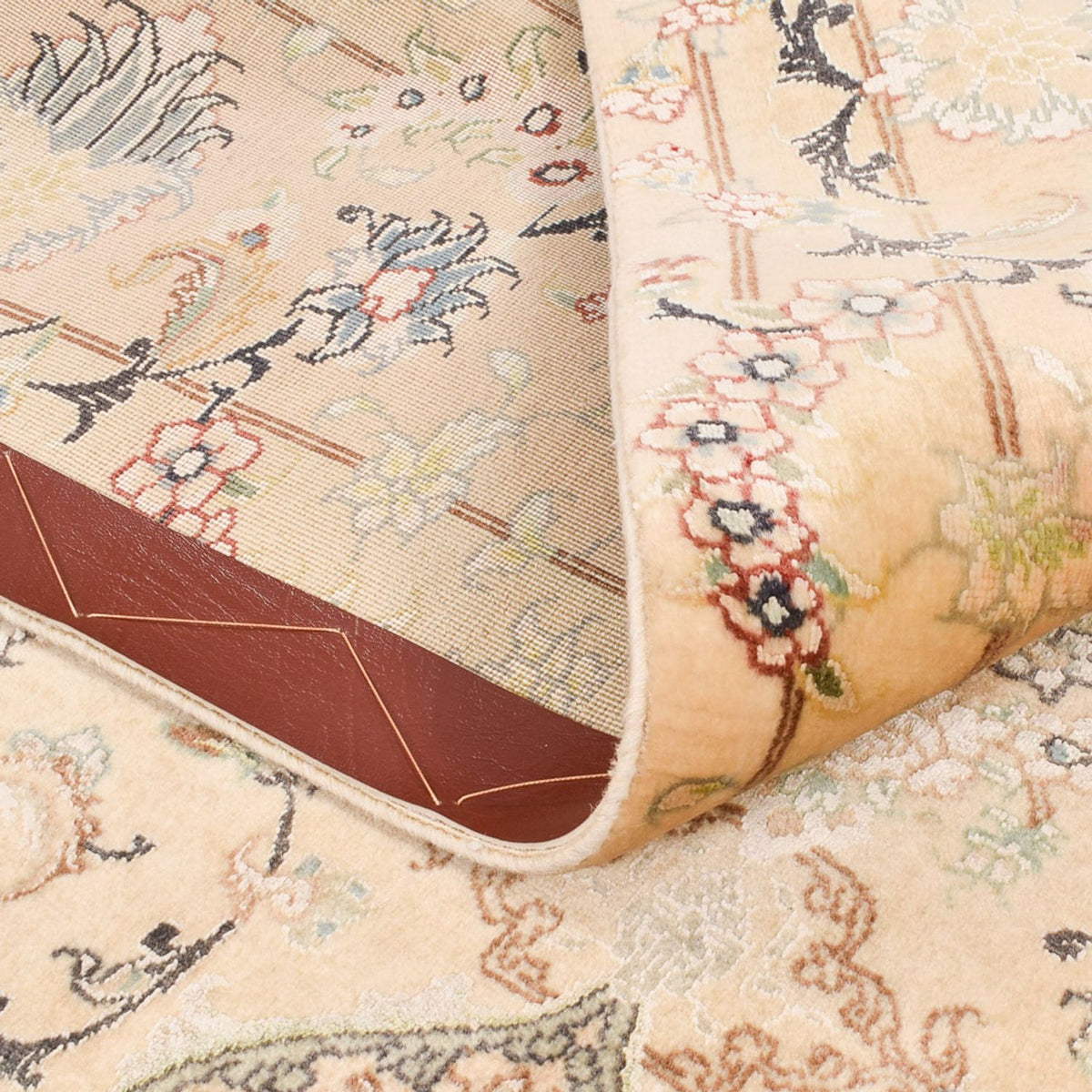 Tapis persan - Tabriz - Royal - 198 x 148 cm - caramel