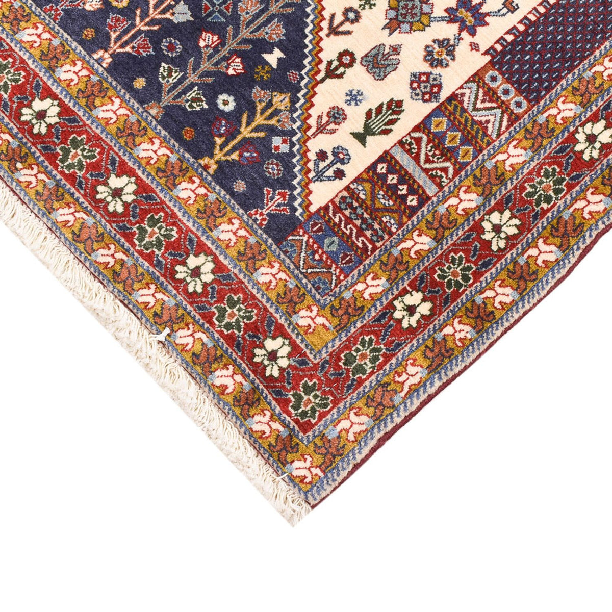 Tapis Gabbeh - Persan Kashkuli - 148 x 105 cm - multicolore