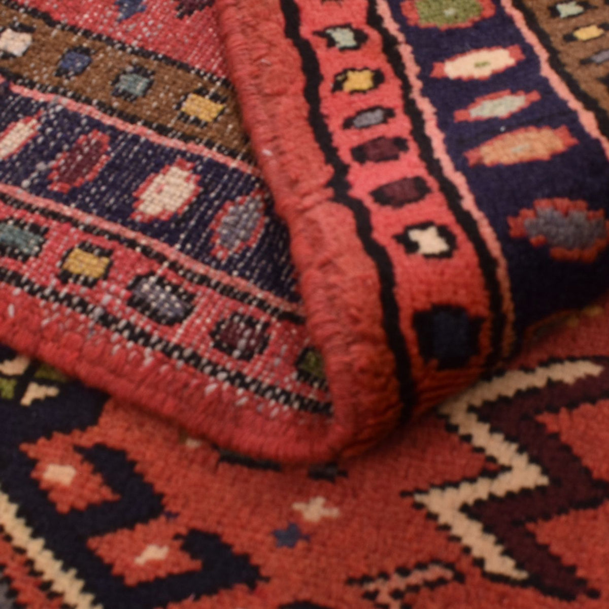 Tapis de couloir Tapis persan - Nomadic - 295 x 74 cm - rouge