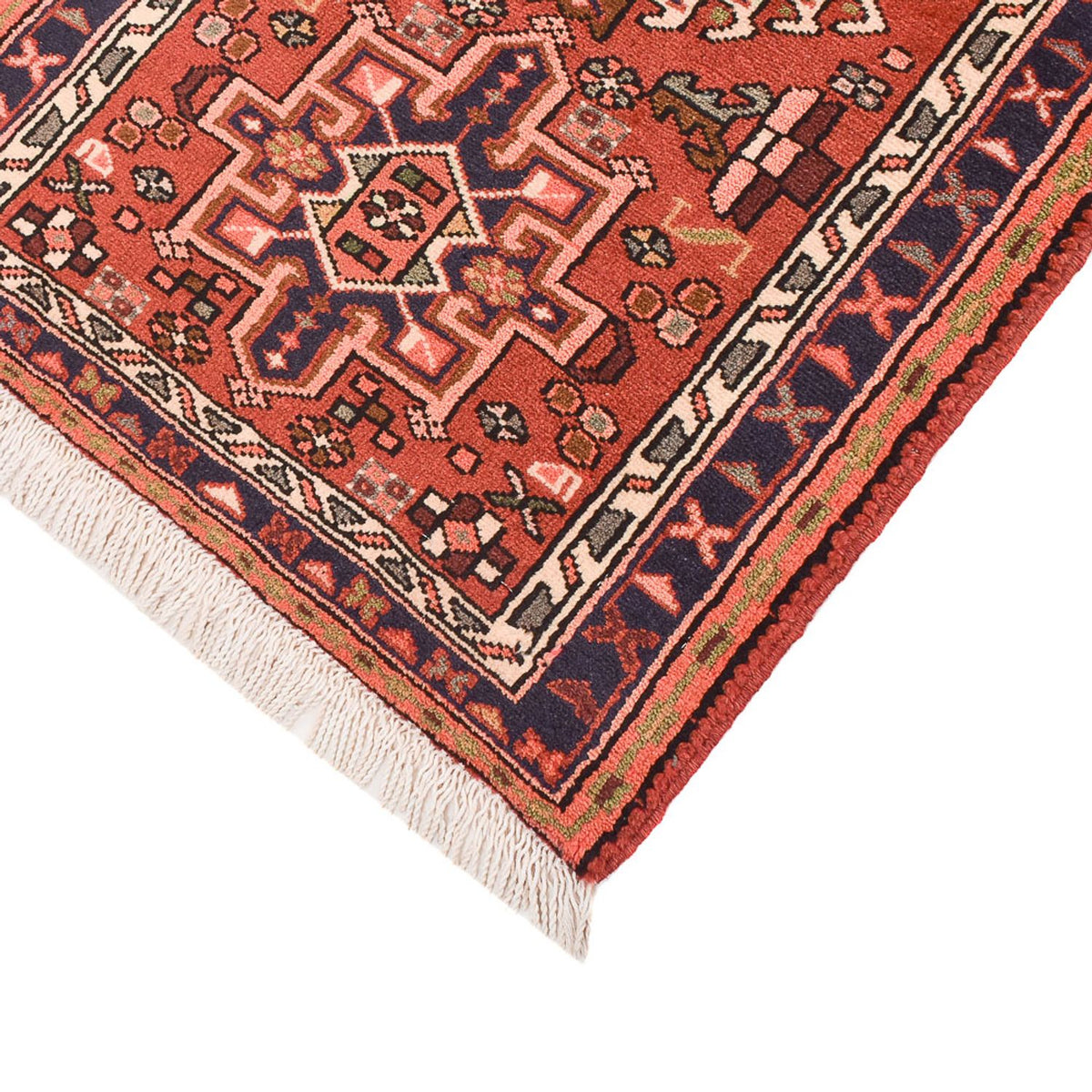Tapis de couloir Tapis persan - Nomadic - 288 x 71 cm - rouge clair
