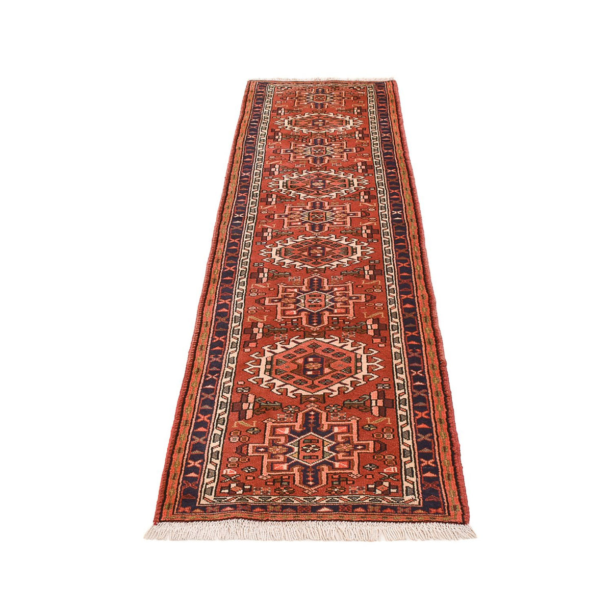Tapis de couloir Tapis persan - Nomadic - 288 x 71 cm - rouge clair