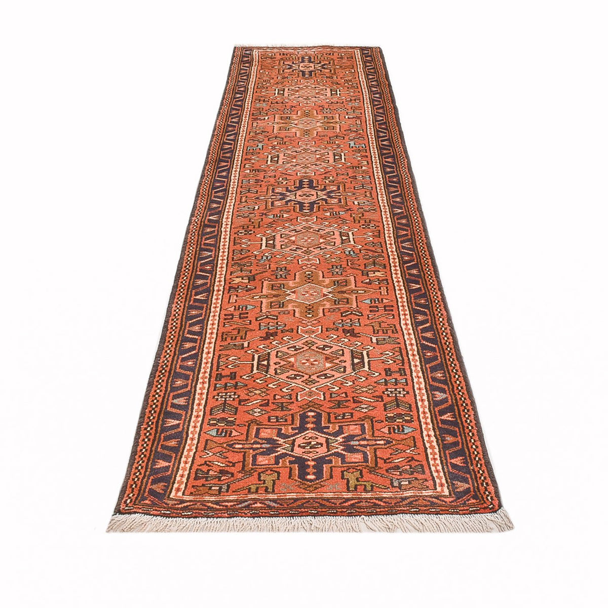 Tapis de couloir Tapis persan - Nomadic - 285 x 71 cm - rouge clair
