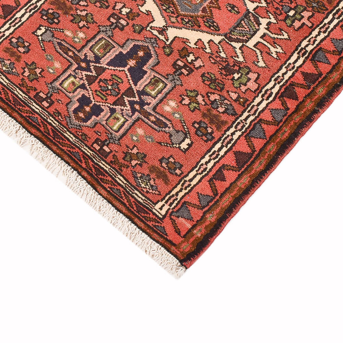 Tapis de couloir Tapis persan - Nomadic - 296 x 72 cm - rouge clair