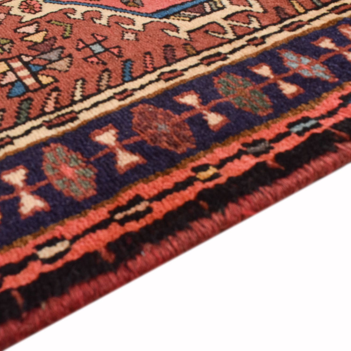 Tapis de couloir Tapis persan - Nomadic - 292 x 72 cm - rouge clair