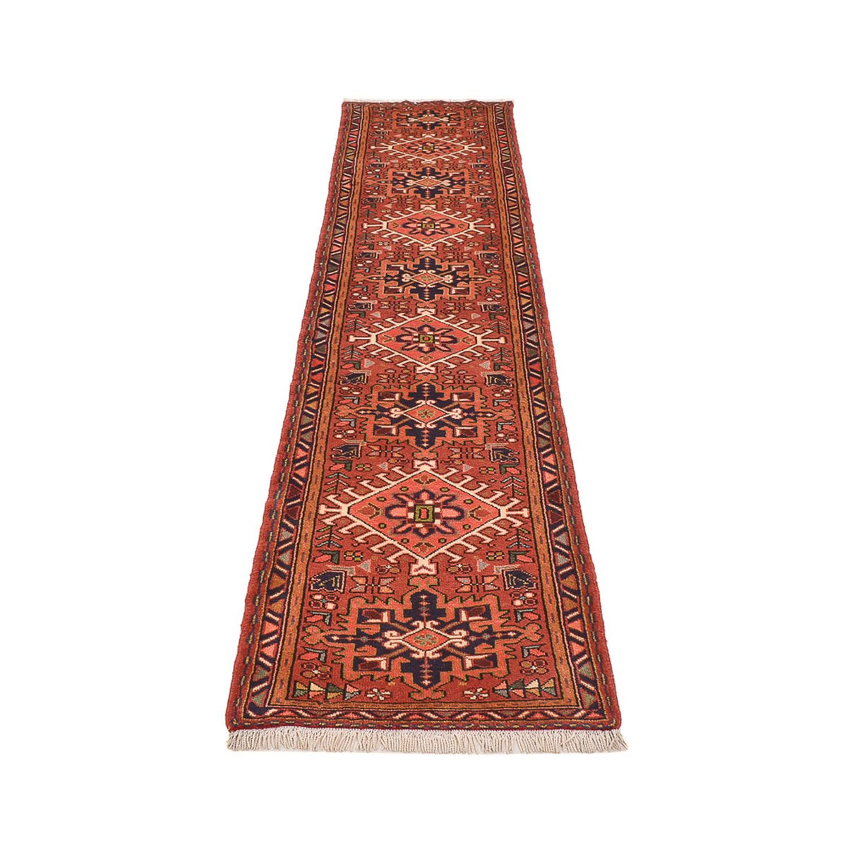 Tapis de couloir Tapis persan - Nomadic - 302 x 69 cm - rouge clair