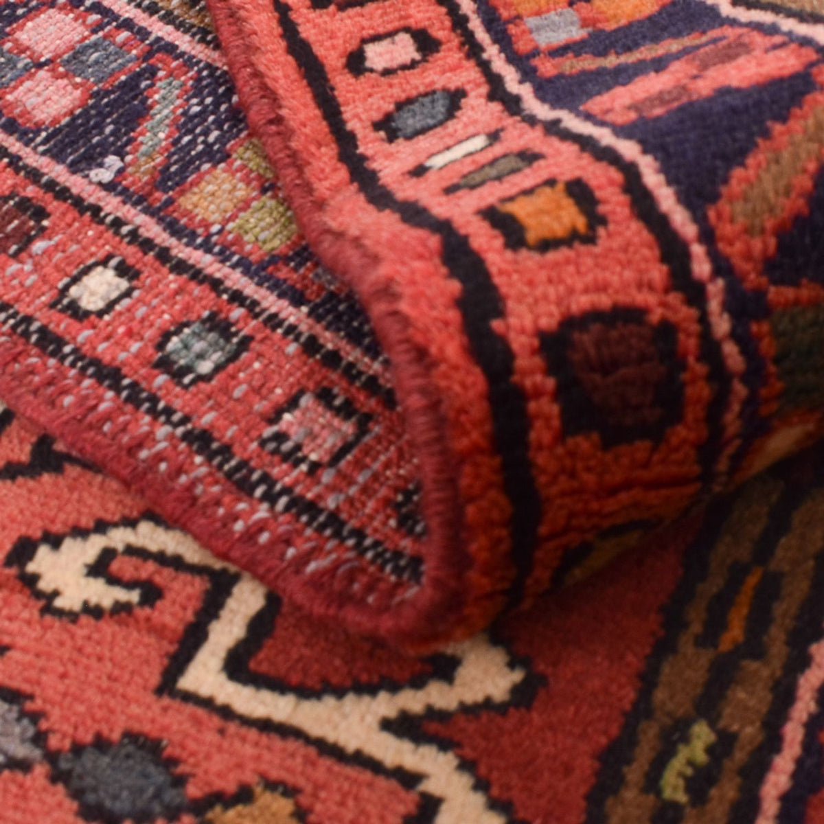 Tapis de couloir Tapis persan - Nomadic - 274 x 67 cm - rouge