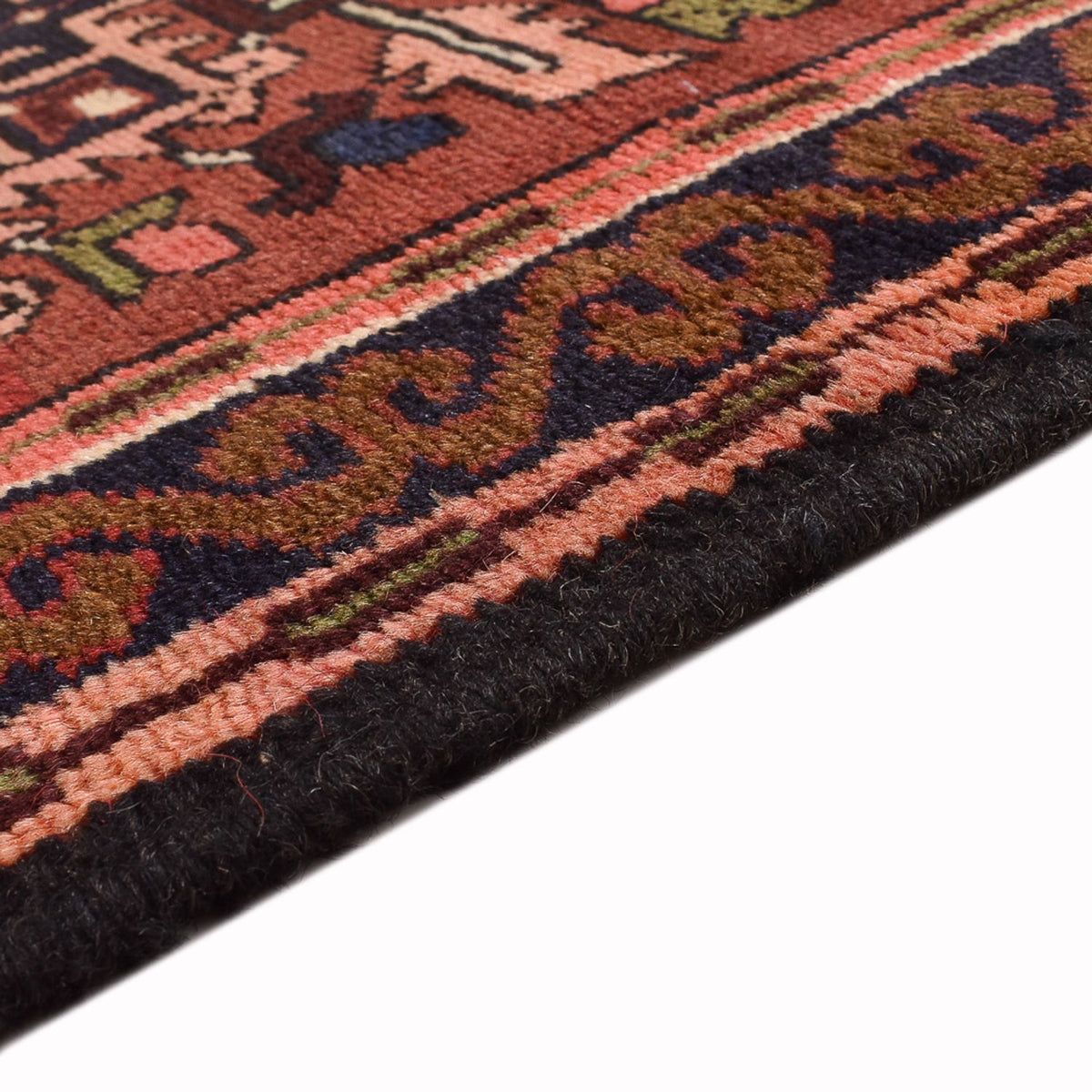 Tapis de couloir Tapis persan - Nomadic - 286 x 68 cm - rouge clair