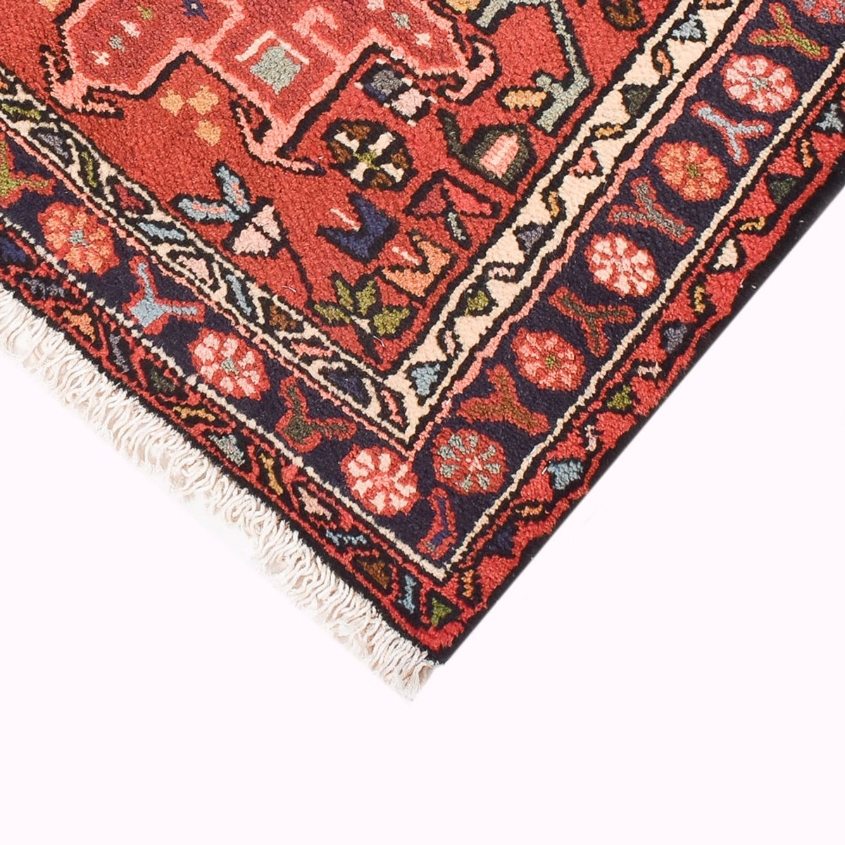 Tapis de couloir Tapis persan - Nomadic - 290 x 77 cm - rouge clair