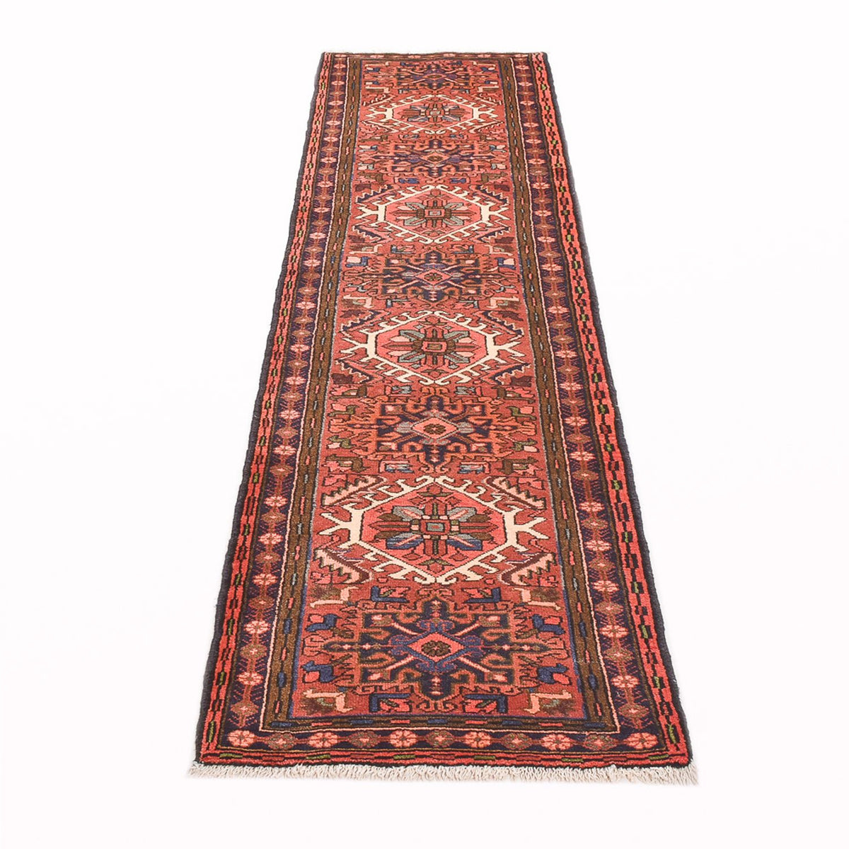 Tapis de couloir Tapis persan - Nomadic - 294 x 72 cm - rouge clair