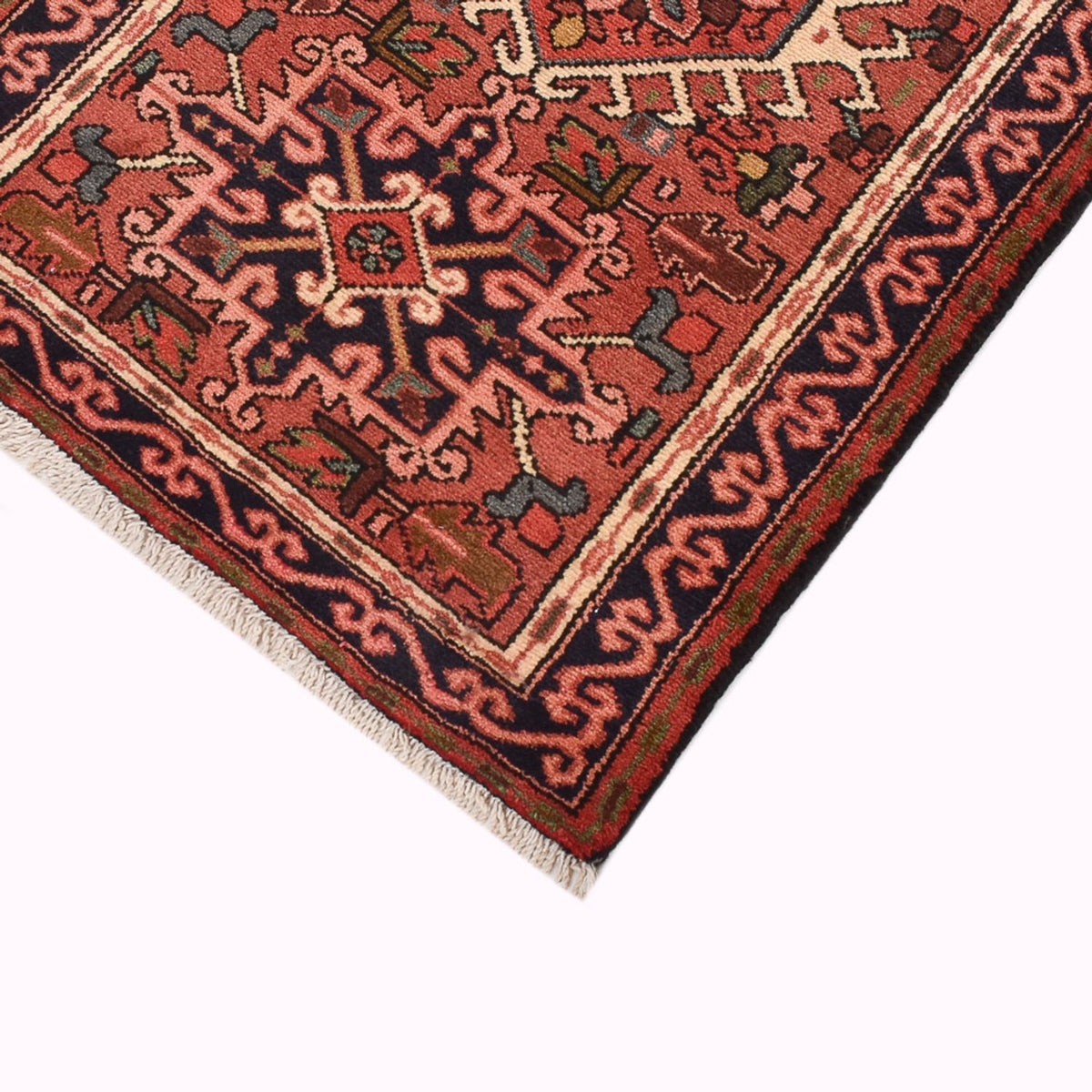 Tapis de couloir Tapis persan - Nomadic - 290 x 70 cm - rouge clair
