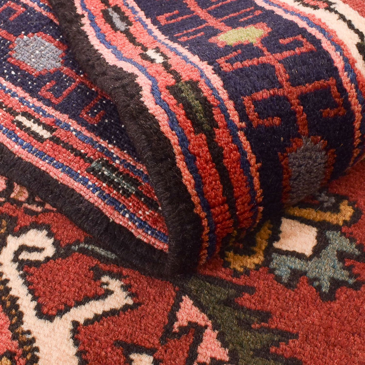 Tapis de couloir Tapis persan - Nomadic - 290 x 72 cm - rouge clair