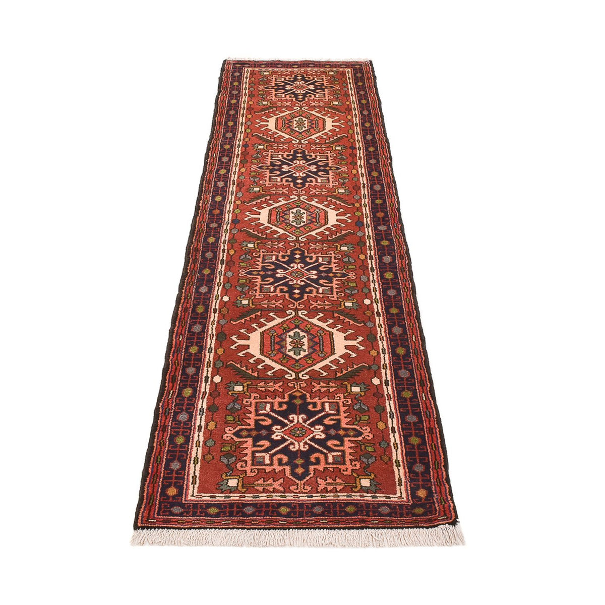 Tapis de couloir Tapis persan - Nomadic - 290 x 72 cm - rouge clair