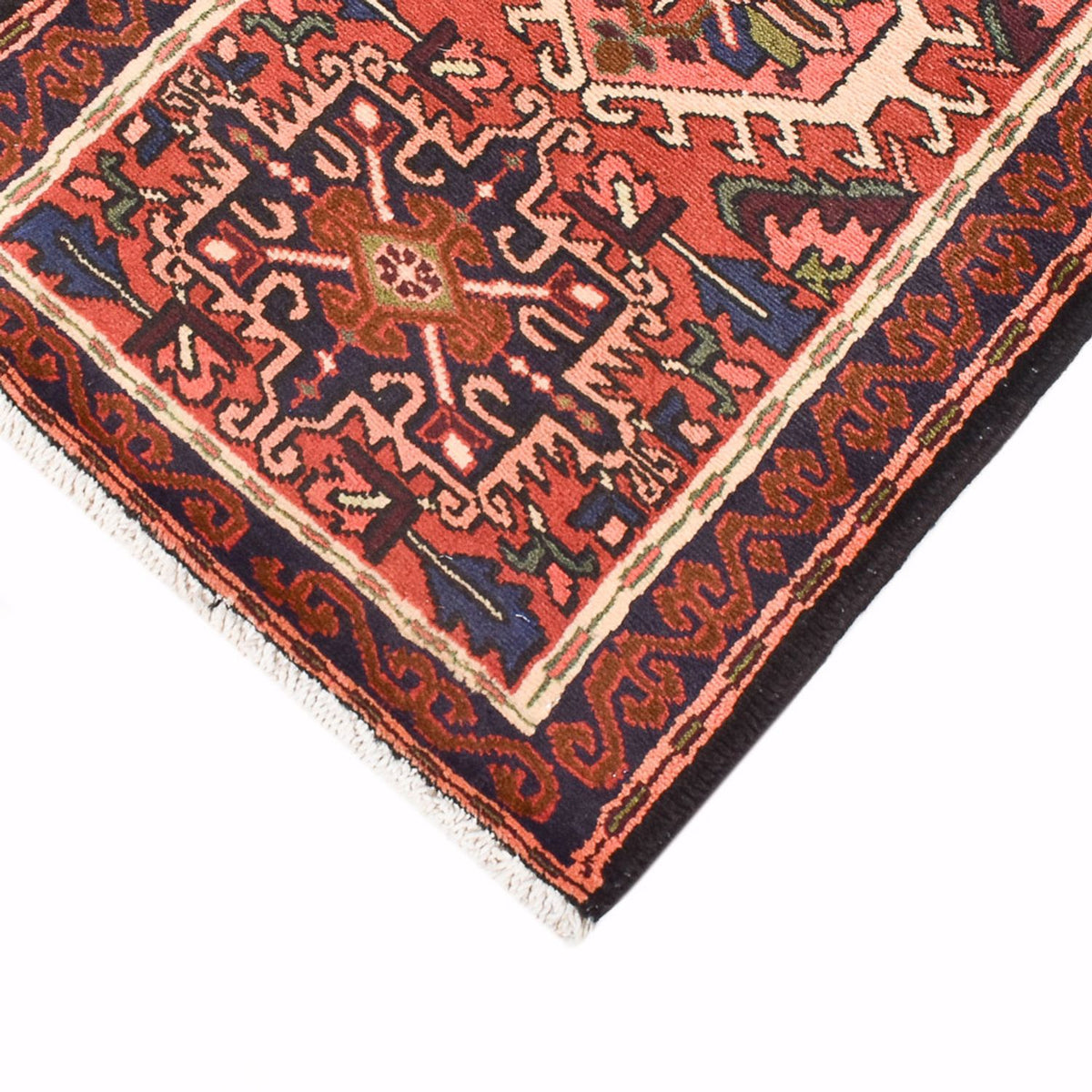 Tapis de couloir Tapis persan - Nomadic - 294 x 68 cm - rouge clair