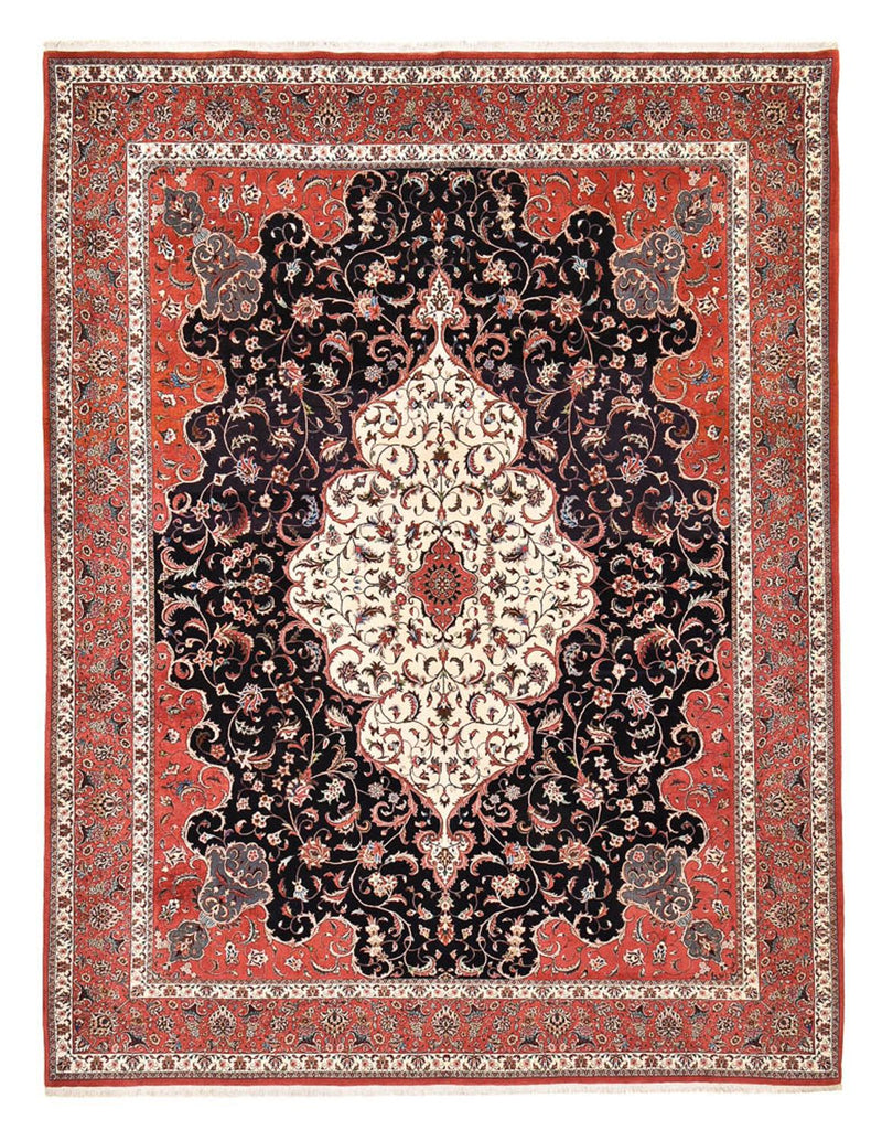 Tapis persan - Bidjar - 380 x 296 cm - bleu foncé