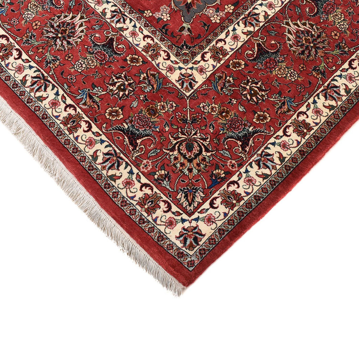 Tapis persan - Bidjar - 380 x 296 cm - bleu foncé