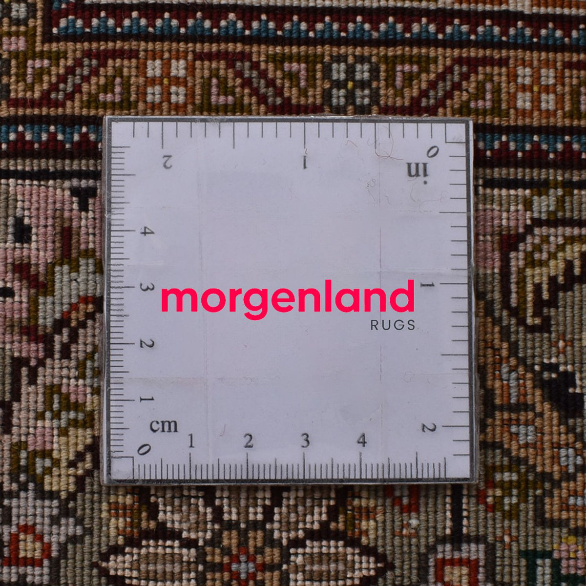 Tapis persan - Tabriz - Royal - 250 x 202 cm - marron foncé