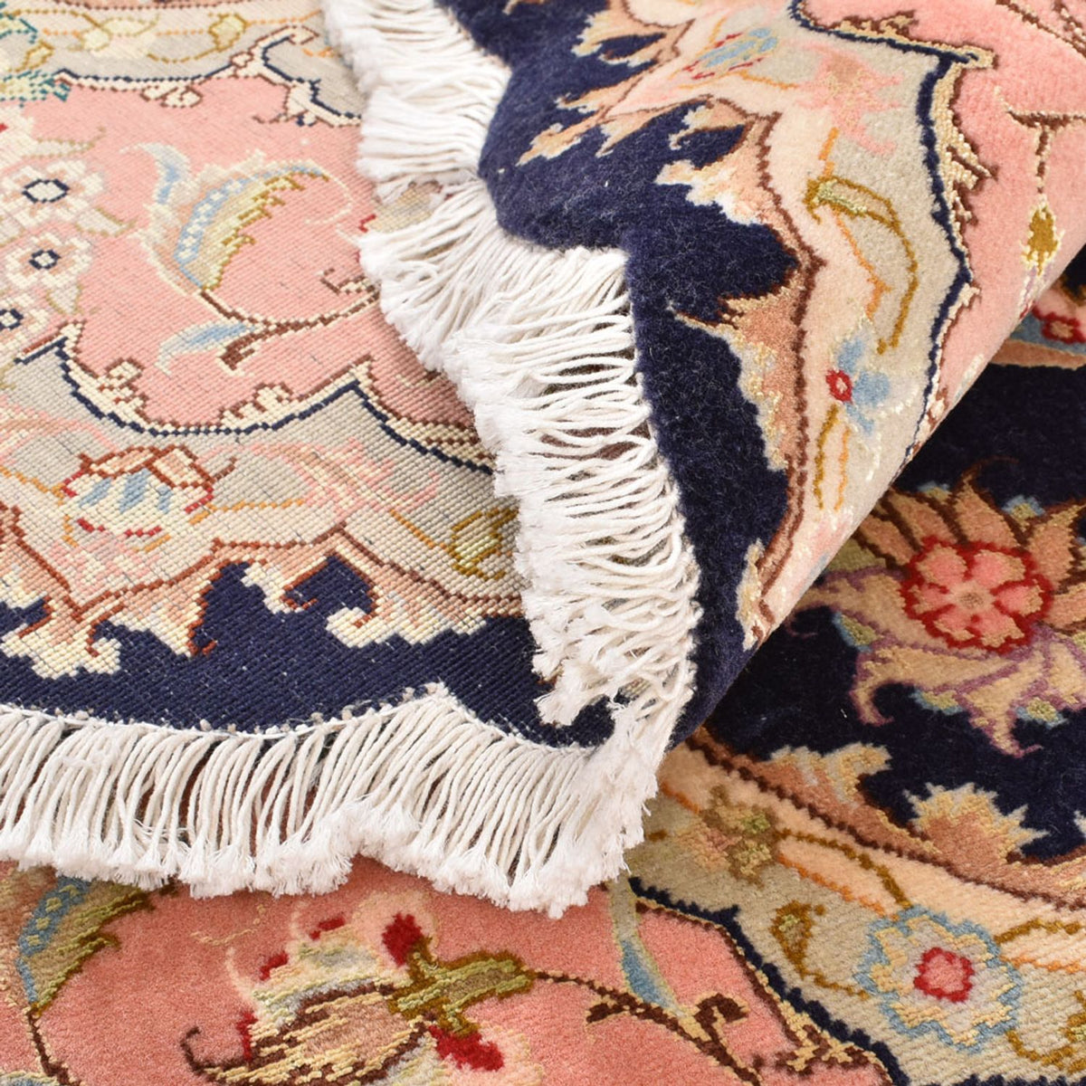 Tapis persan - Tabriz - Premium ronde  - 150 x 150 cm - multicolore