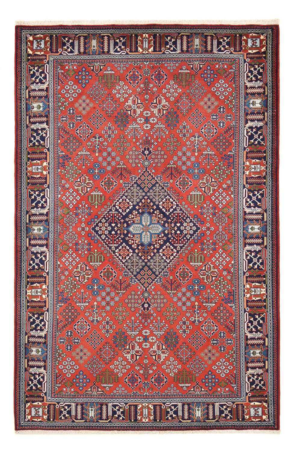 Tapis persan - Nomadic - 260 x 168 cm - rouge