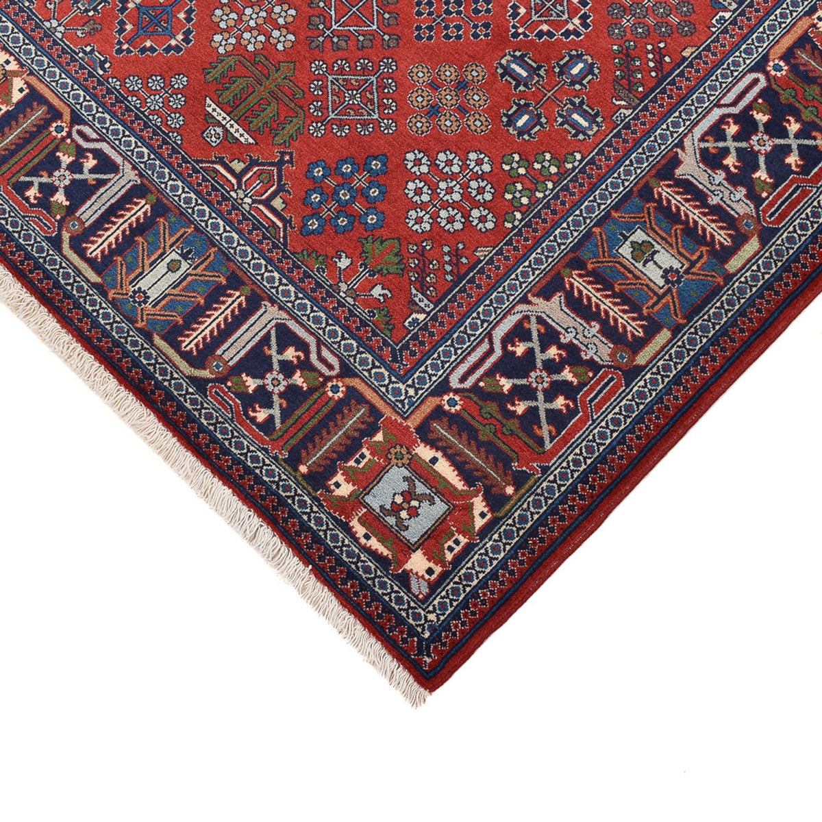 Tapis persan - Nomadic - 260 x 168 cm - rouge