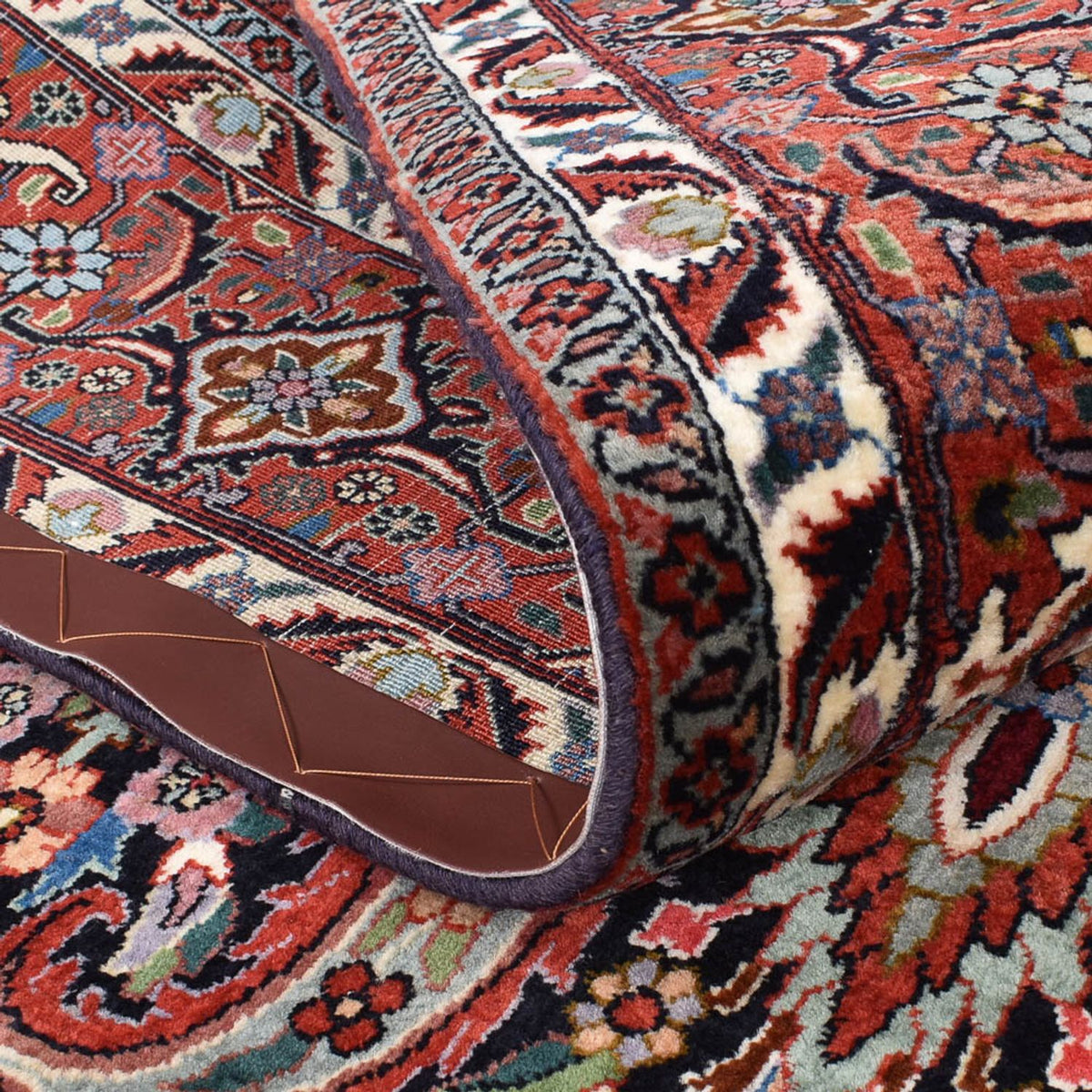 Tapis persan - Bidjar - 248 x 208 cm - rouille