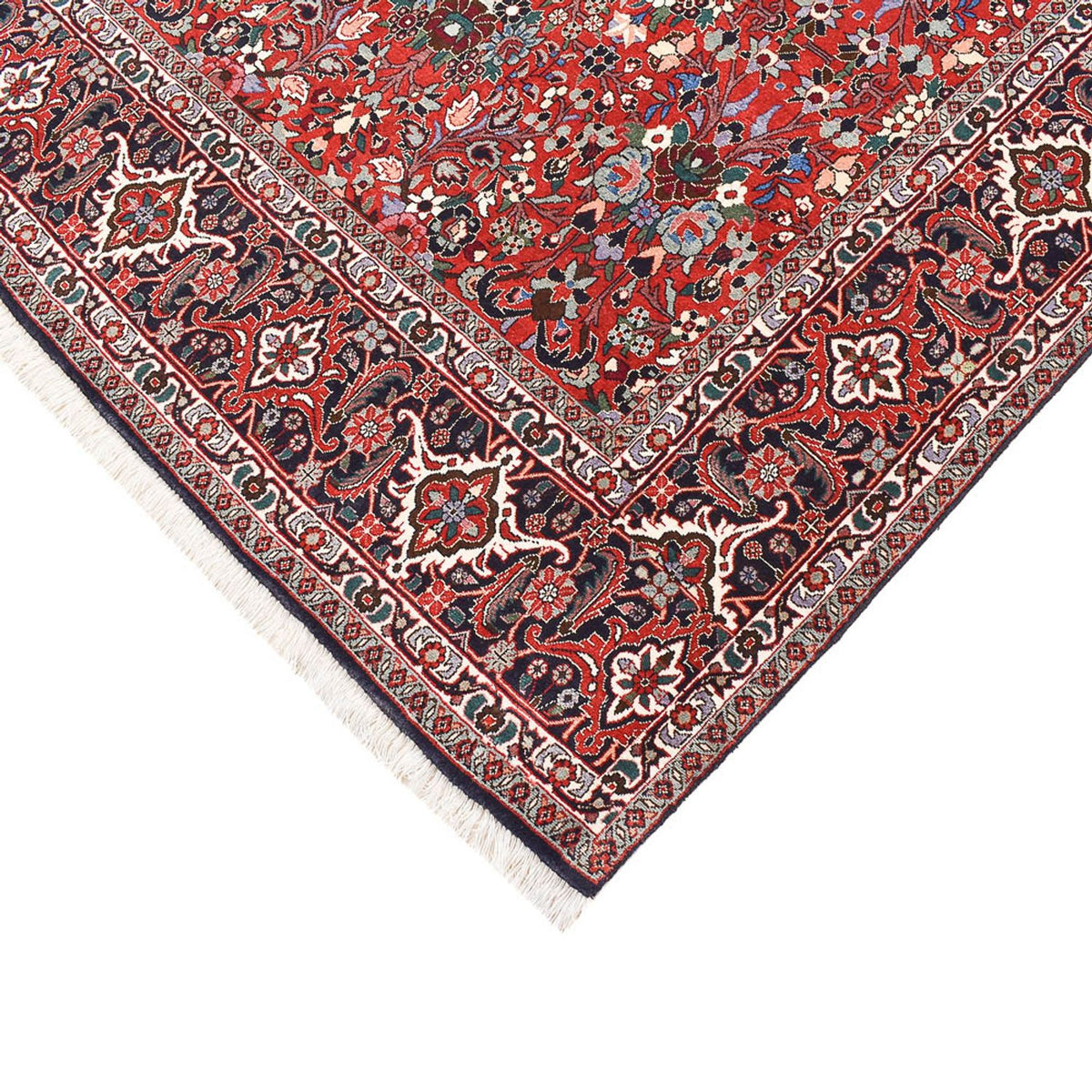Tapis persan - Bidjar - 297 x 206 cm - rouge