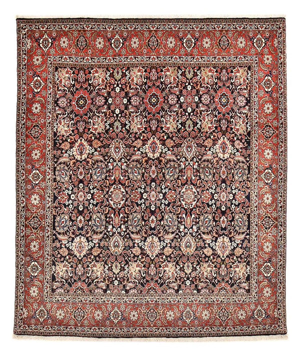 Tapis persan - Bidjar - 247 x 210 cm - rouille