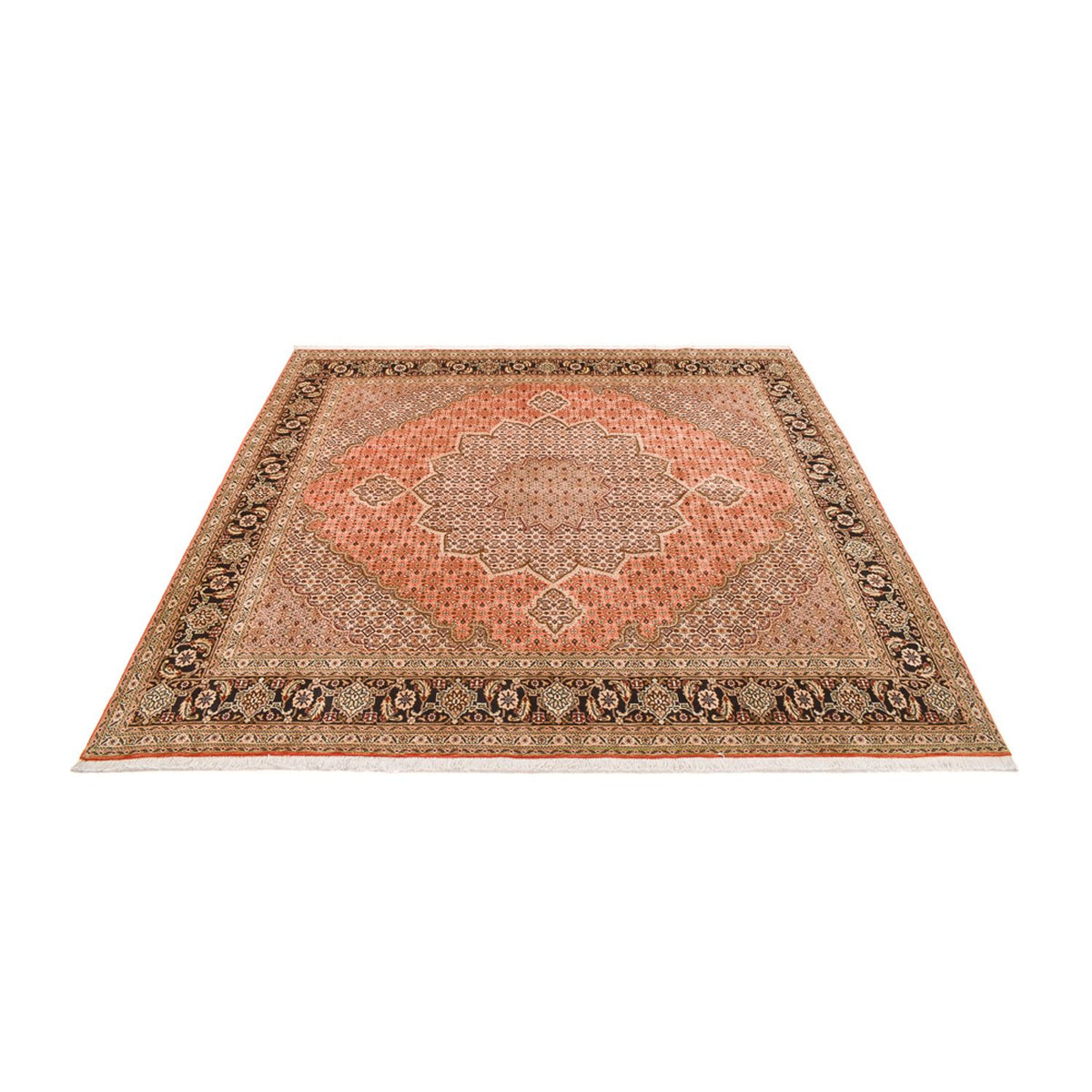 Tapis persan - Tabriz - Royal carré  - 253 x 245 cm - beige foncé