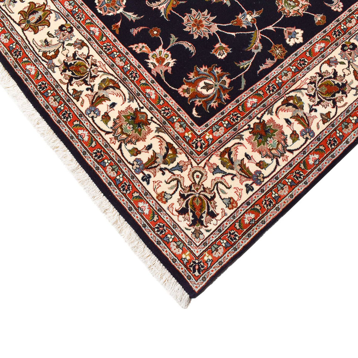 Tapis persan - Classique - 283 x 192 cm - bleu foncé