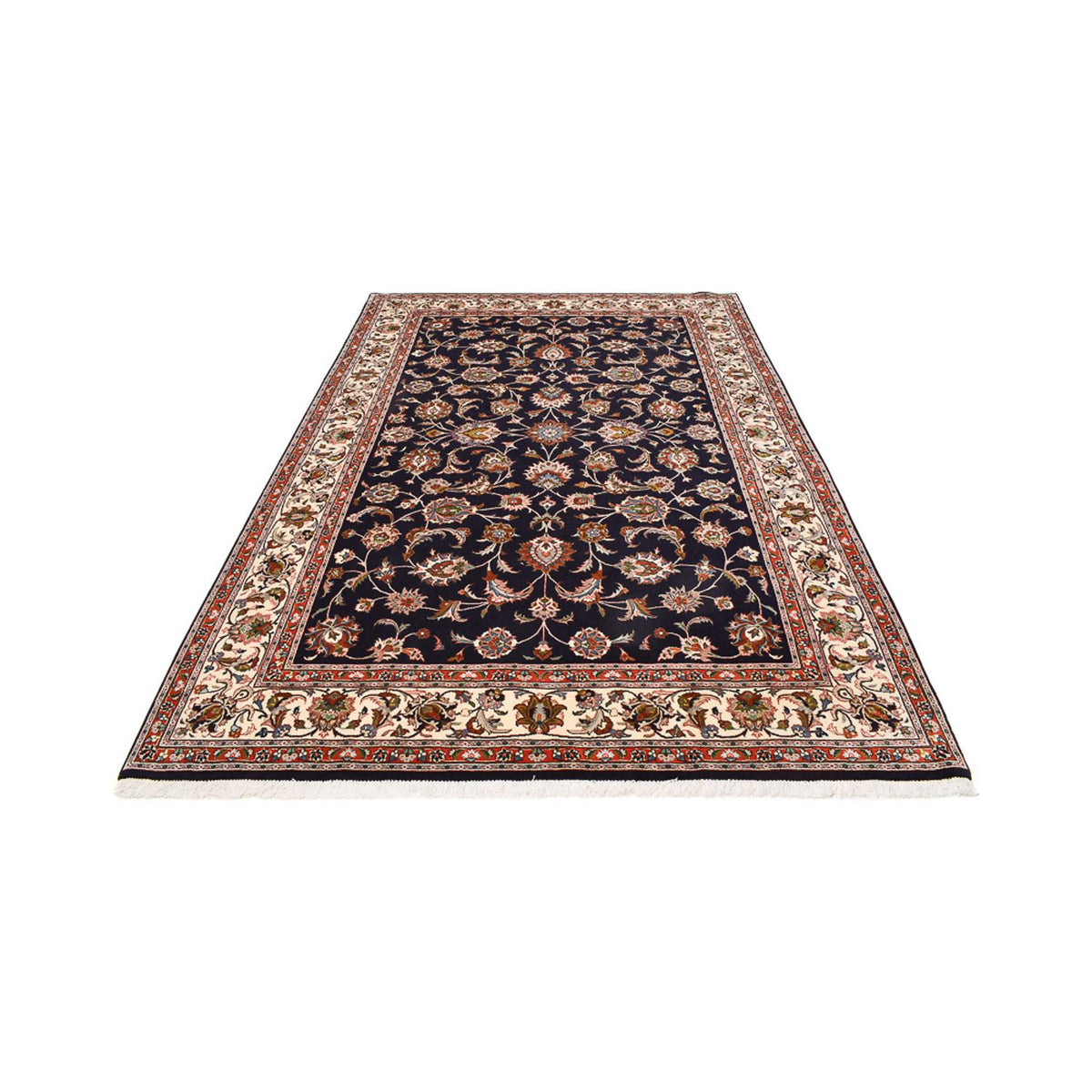 Tapis persan - Classique - 283 x 192 cm - bleu foncé