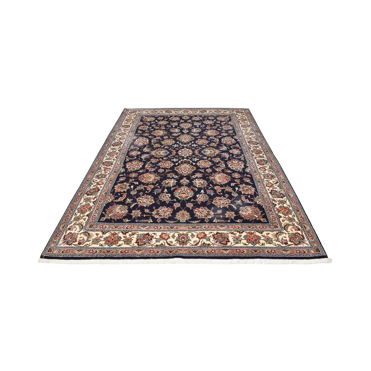 Tapis persan - Classique - 286 x 205 cm - bleu foncé
